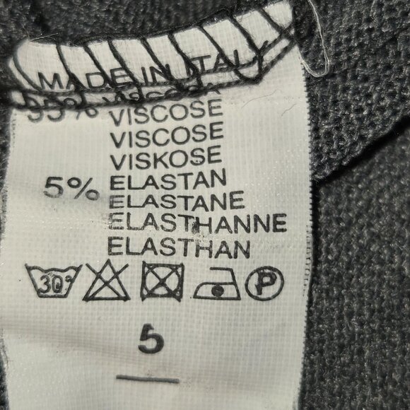 Batwing long sleeve oversized top in grey with metallic overlock seam - Picture 10 of 10